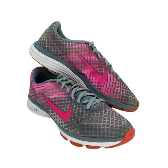 Nike Dual Fusion TR2 Women's Pre-owned Gray/Pink Running Sneakers - sz. 6 - Picture 1 of 6
